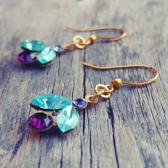 Handmade for Earthlings Jewelry - 🆕💎Aquamarine, Amethyst & Tanzanite Leaf Crystals